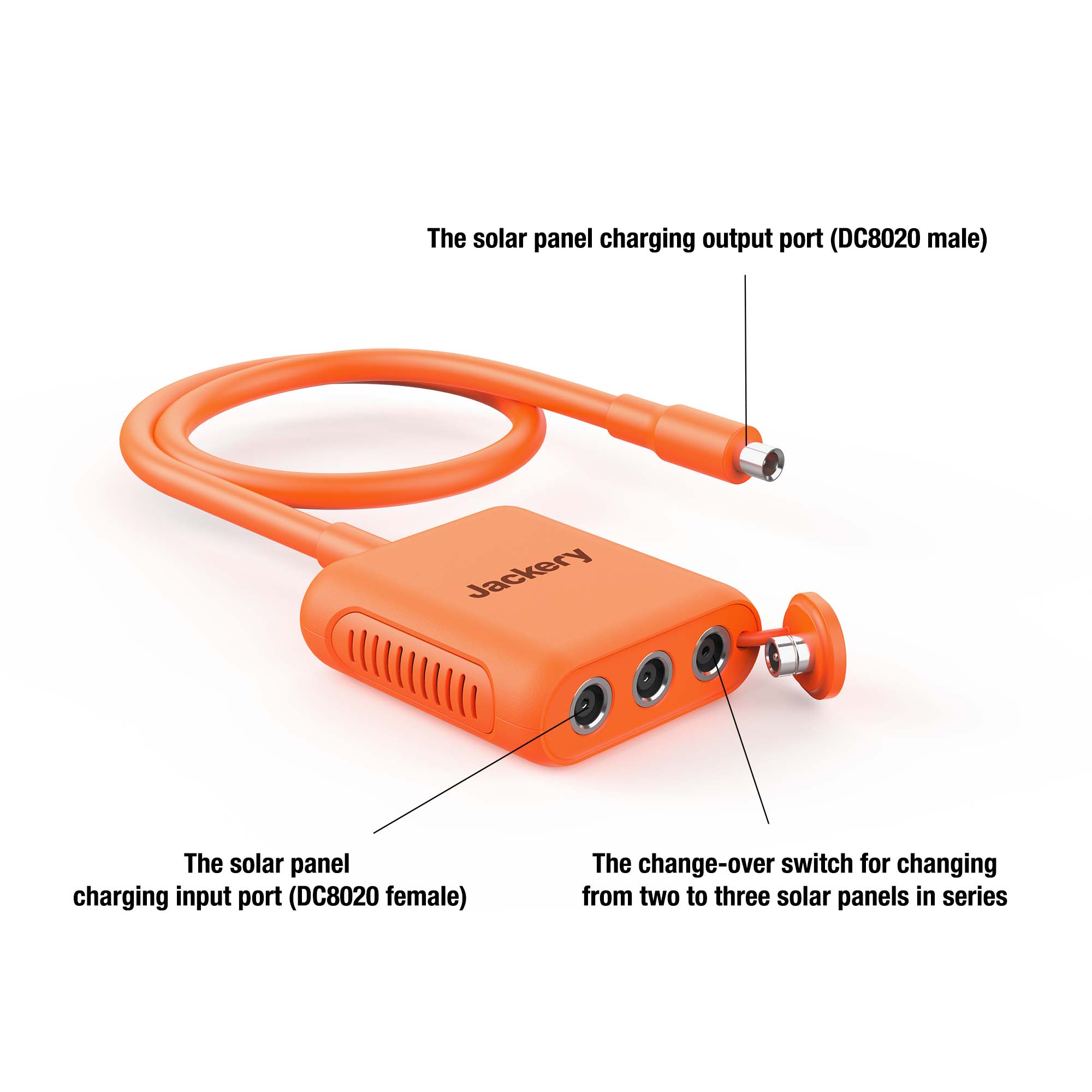 Jackery Solar Panel Connector Kit for Portable Power Stations - Durable & Weatherproof
