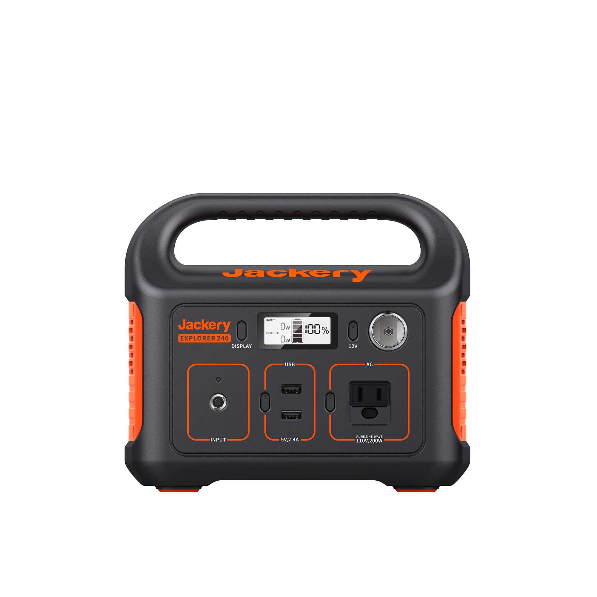 Jackery Explorer 240 Portable Power Station - 240Wh, 200W, Refurbished