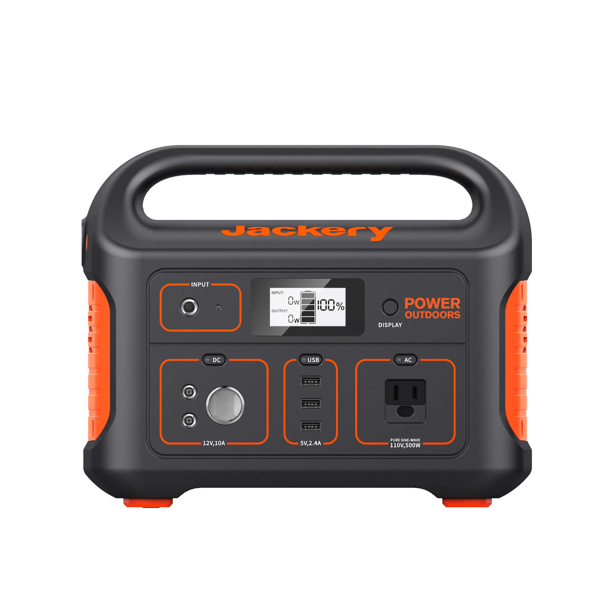 Jackery Explorer 550 Refurbished Portable Power Station - 550Wh Solar Generator for Camping & Emergencies