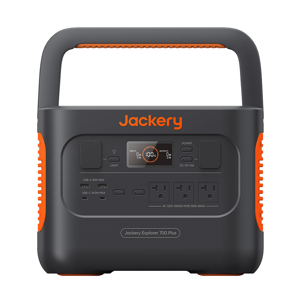 Jackery Explorer 700 Plus 680Wh Portable Power Station with Solar Charging
