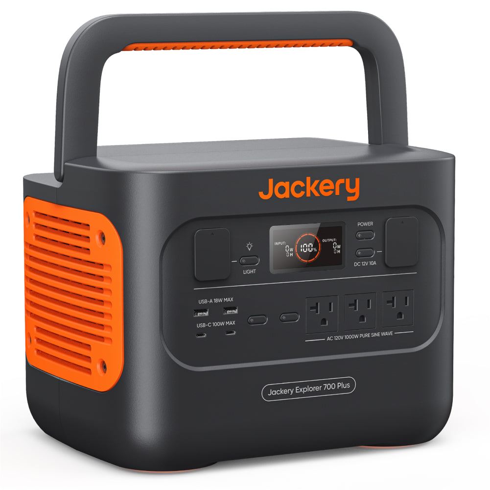Jackery Explorer 700 Plus 680Wh Portable Power Station with Solar Charging