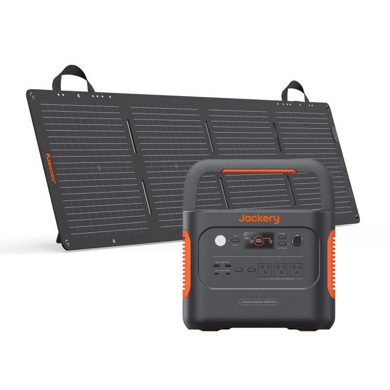 Jackery 1000 Plus Solar Generator - 1264Wh Portable Power Station (Refurbished)