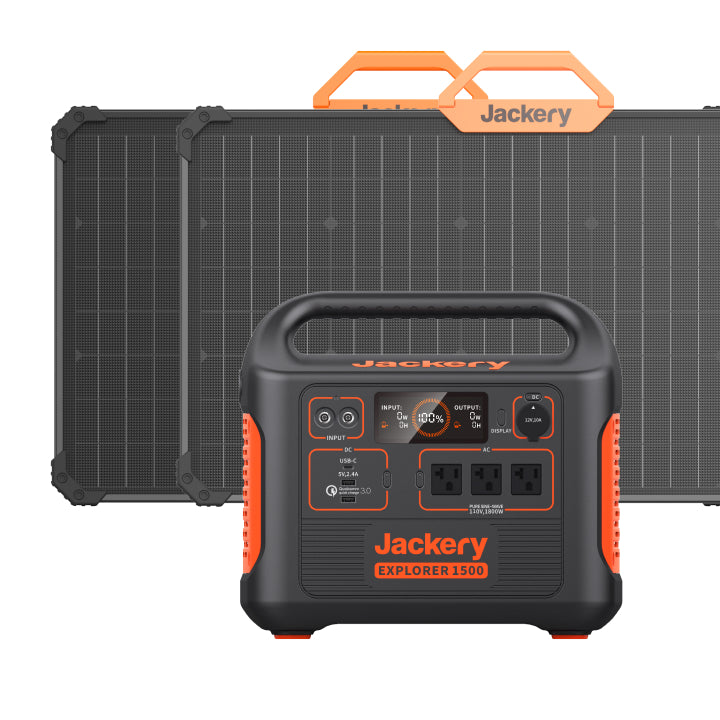 Jackery 1500 Portable Power Station with Solar Charging