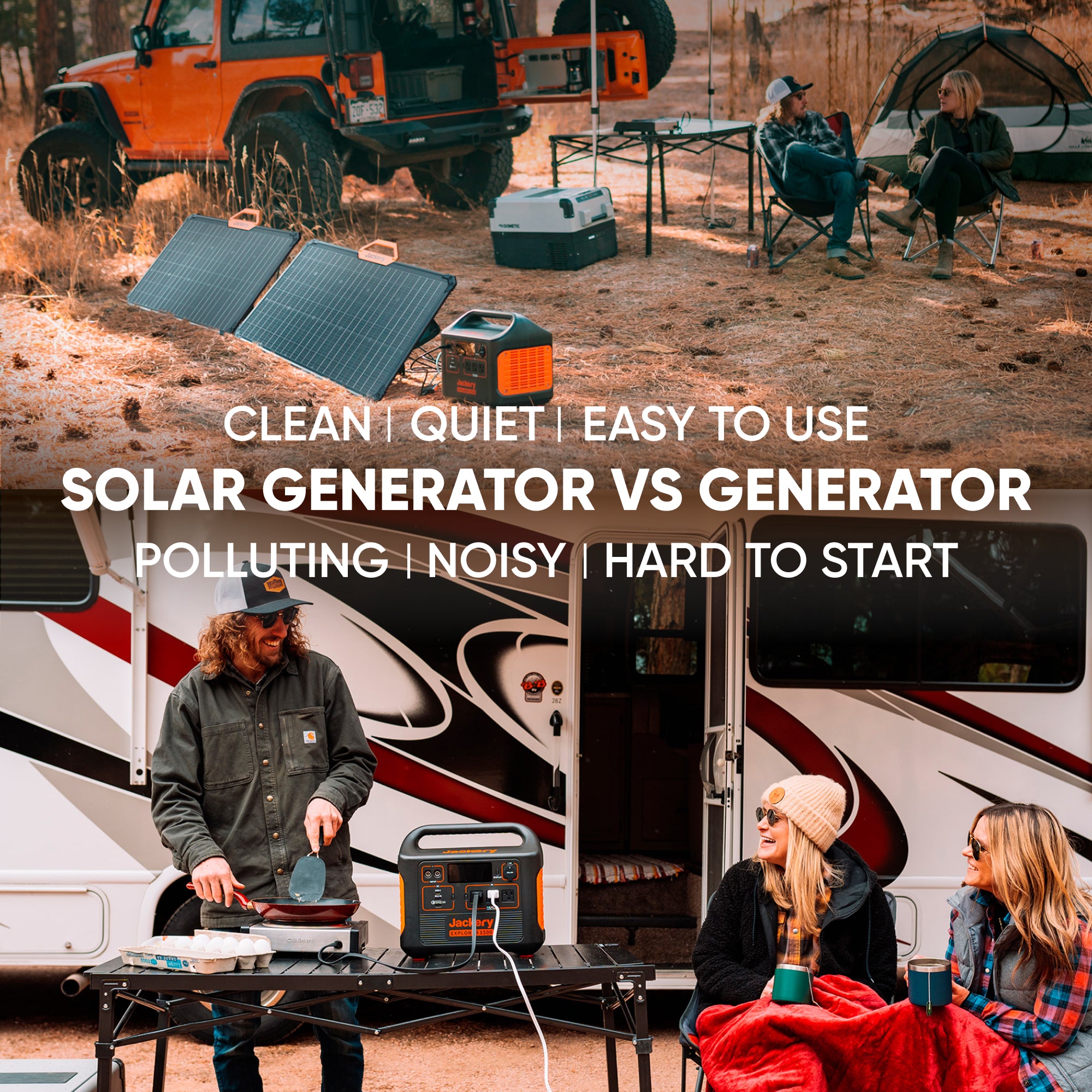 Jackery 1500 Portable Power Station with Solar Charging