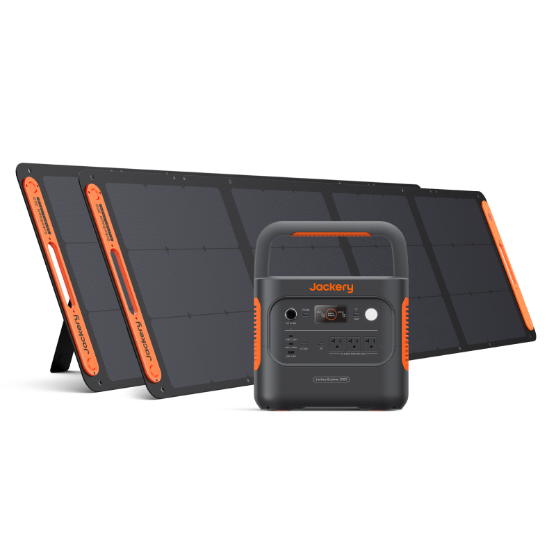 Jackery Solar Generator 2000 v2 - 2042Wh Portable Power Station with LiFePO4 Battery