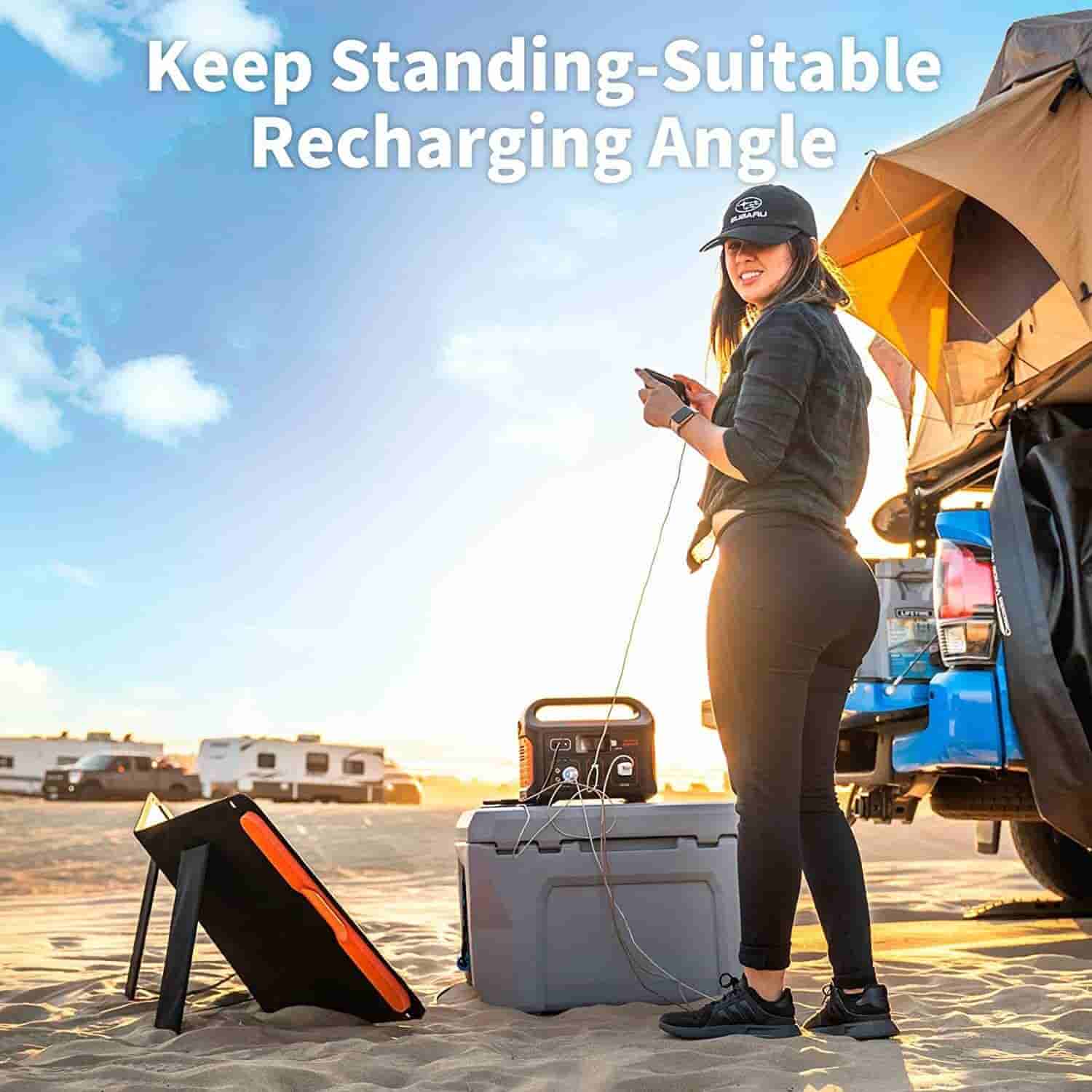 Jackery Explorer 500 Portable Solar Generator – 518Wh, 500W Inverter
