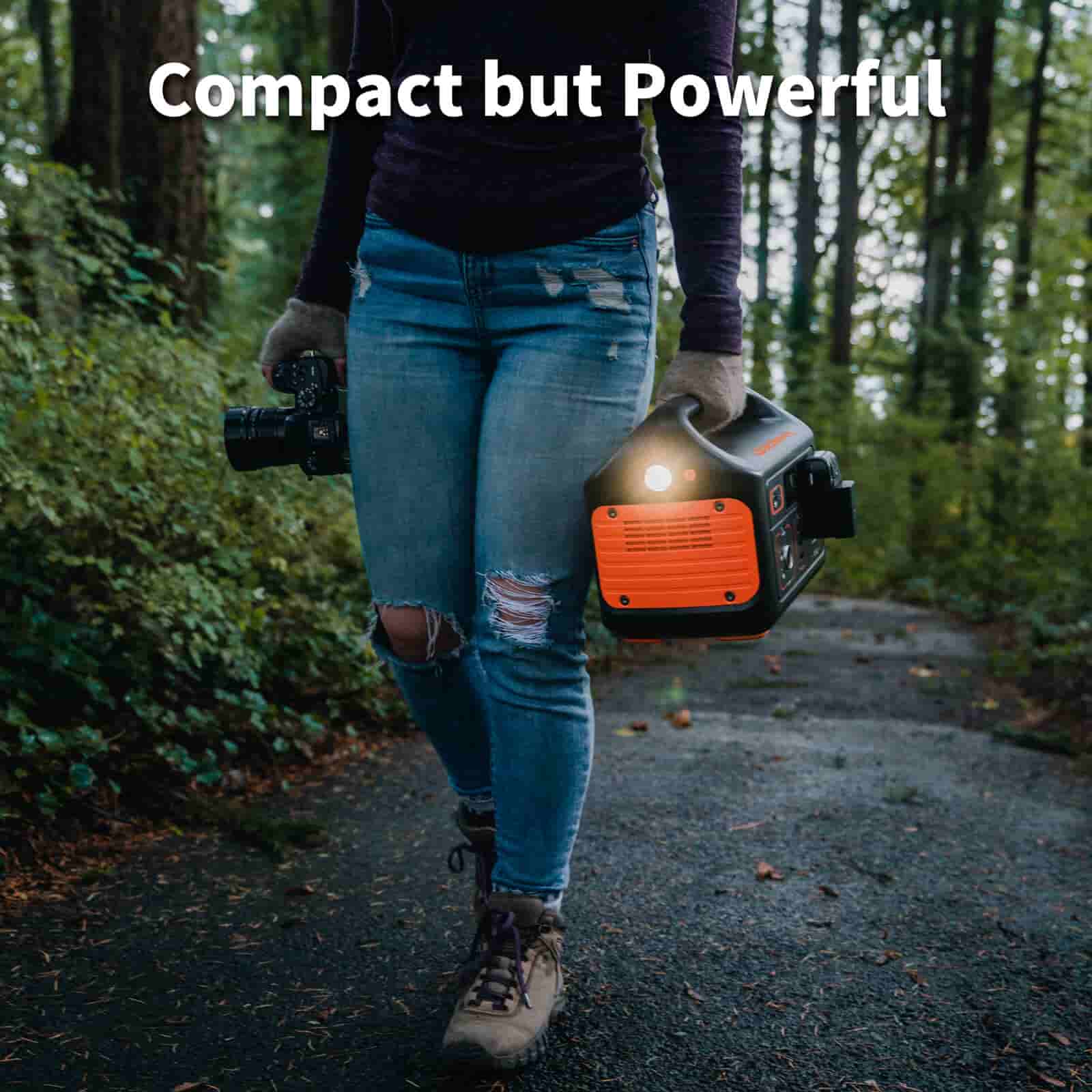 Jackery Explorer 500 Portable Solar Generator – 518Wh, 500W Inverter