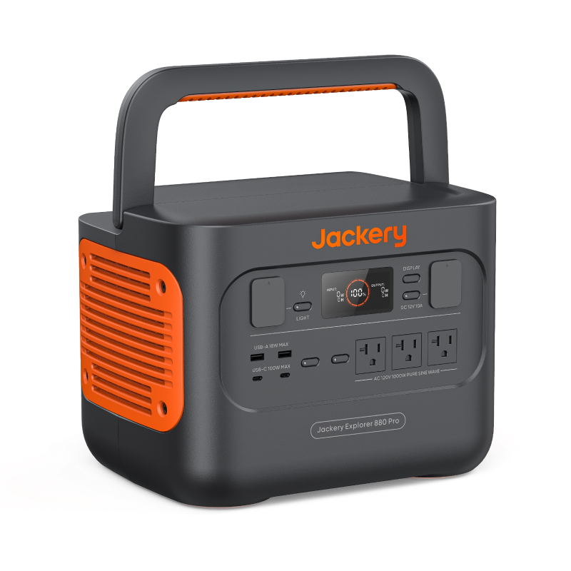 Jackery 880 Pro Solar Generator - 880Wh Portable Power Station (Refurbished)