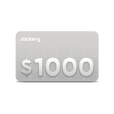 Jackery $1000 Gift Card - Email Delivery, No Fees, Refundable
