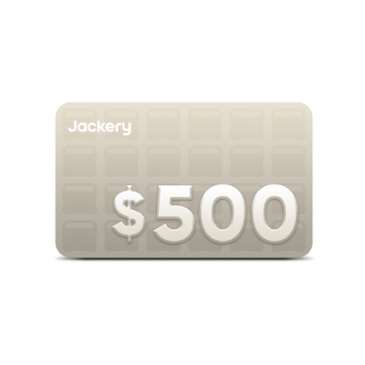 Jackery $500 Gift Card - Email Delivery, No Fees, Refundable