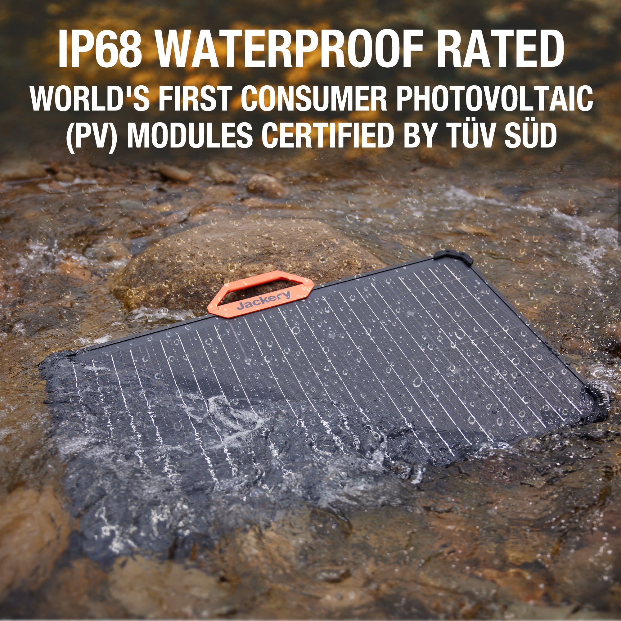 Jackery SolarSaga 80W Portable Solar Panel - High Efficiency IP68 Waterproof