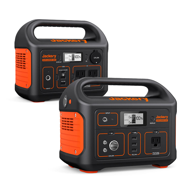 Jackery Explorer 500 Portable Power Station - 518Wh, 500W, Lightweight