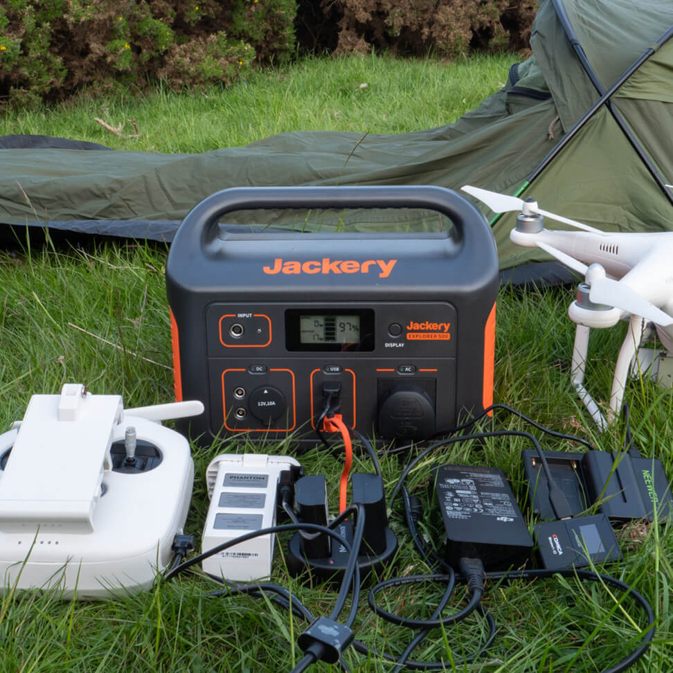 Jackery Explorer 500 Portable Power Station - 518Wh, 500W, Lightweight